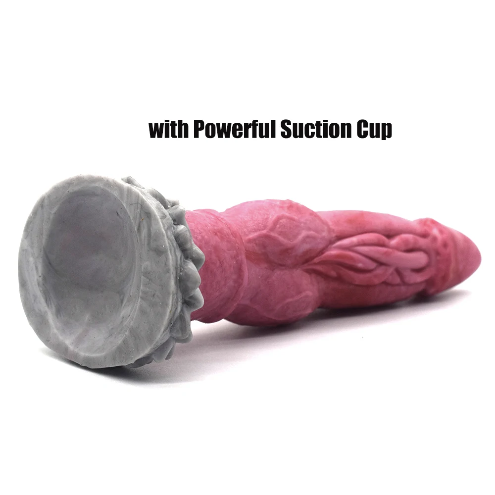 realistinis dildo su vakuumu