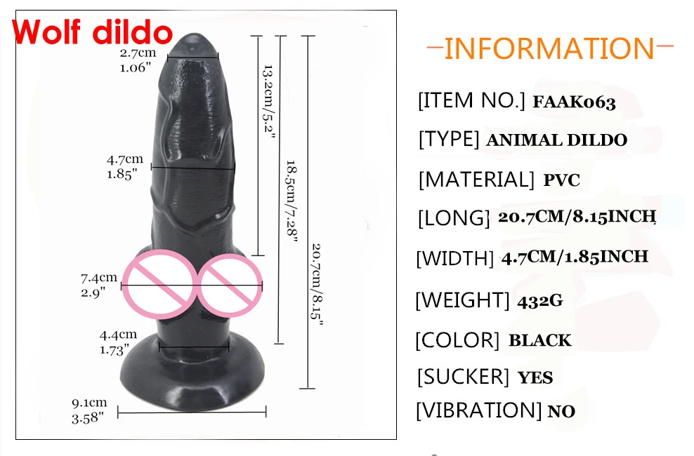 gyvūno formos dildo žaislas