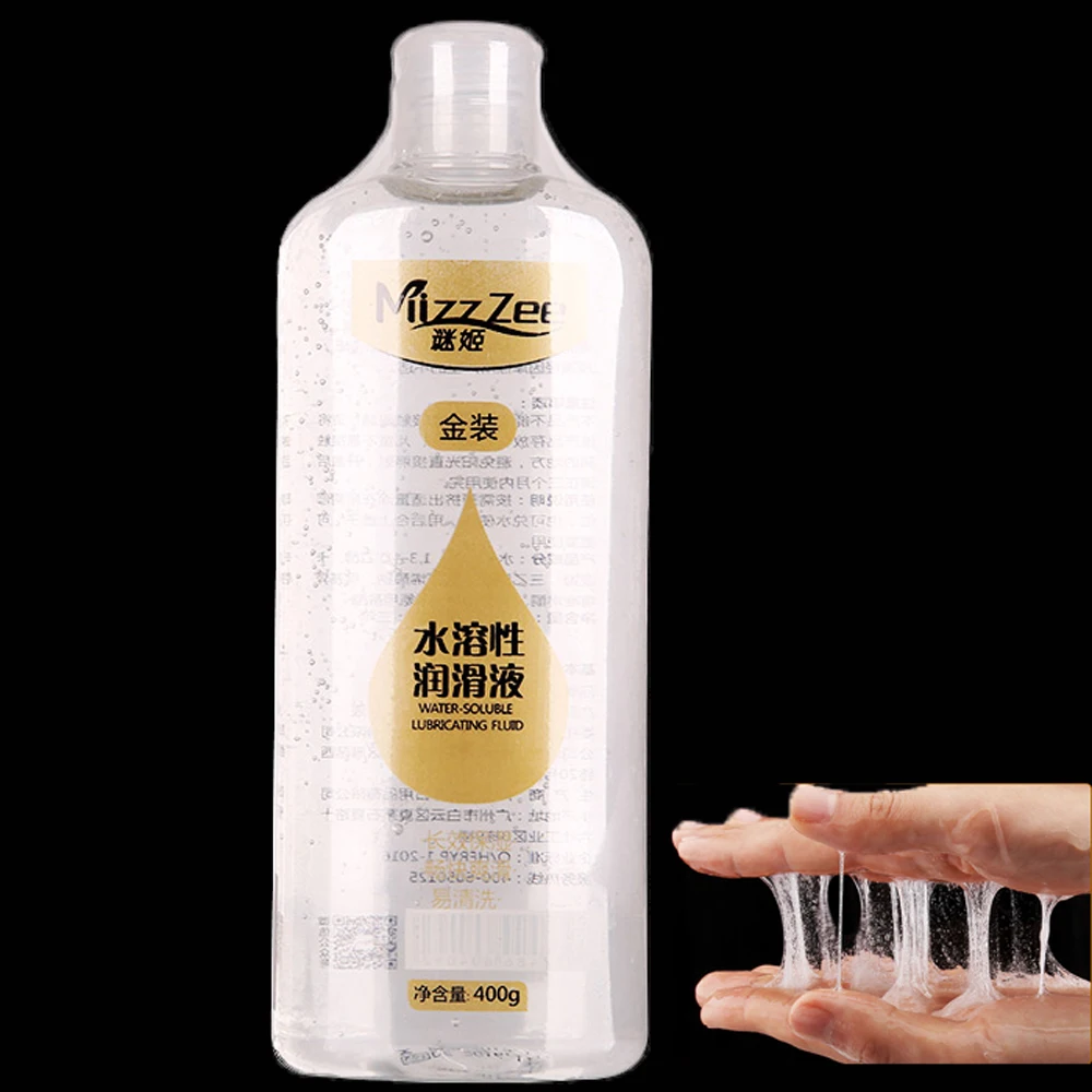 MizzZee 400ML Upgrade aukso spalvos lubrikantas intymumui masažo gelis analinis tepimas