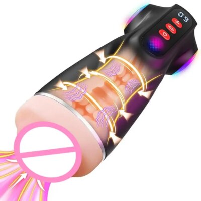 Sex Toys for Men Male Masturbator 3 Sleeves Pocket Pussy Penis Pump with 9 Sucking 9 Vibrating APP Control Adult Supplies 1