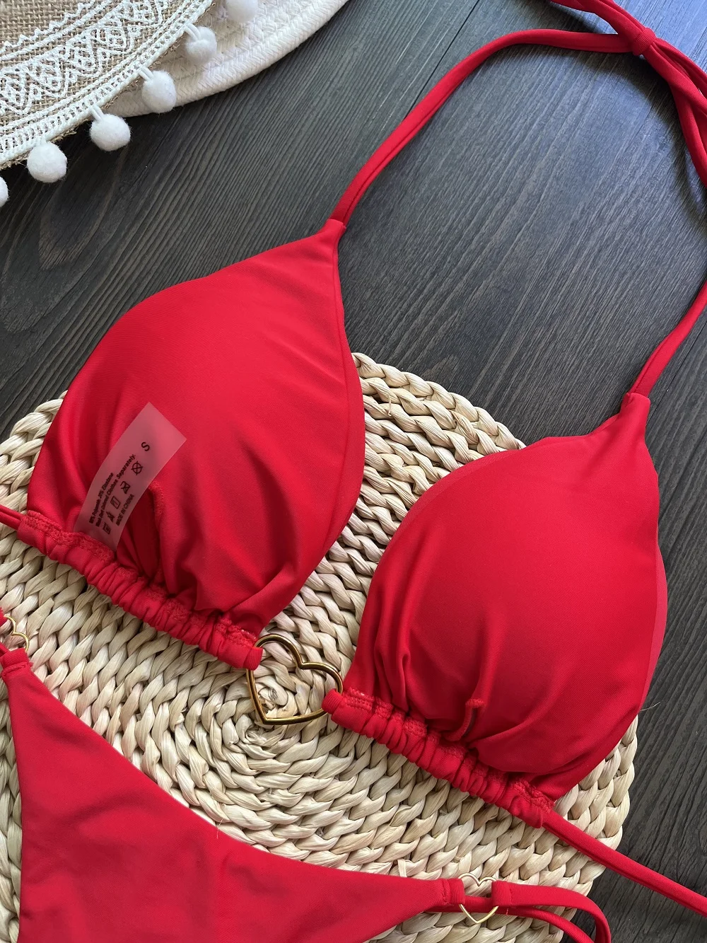 seksuali bikini maudymosi kostiumėlis