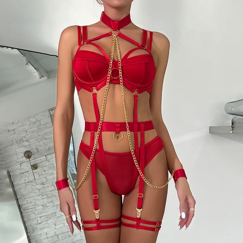seksuali halter naktinių drabužių rinkinys