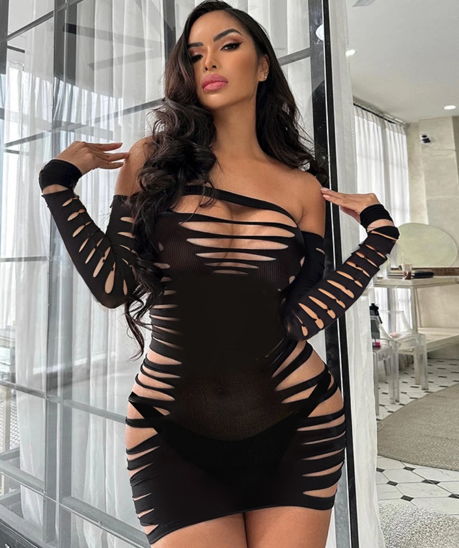 Babydoll naktinė suknelė moterims
