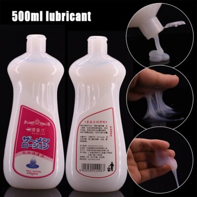 500ML Lubricant for Sex Cream Super Capacity Viscous Lube Water Based Sex Massage Oil Anal Adult Masturbation Toy Couple Game 18 1
