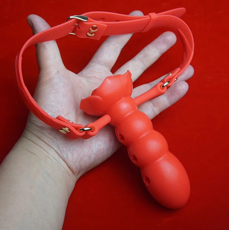 silikoninis BDSM dildo gag