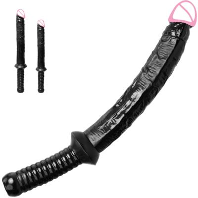 Adult Sex Toys Super long dildo with handle soft penis anal plug penetration anal G-spot anal stimulation Samurai sword big dick 1