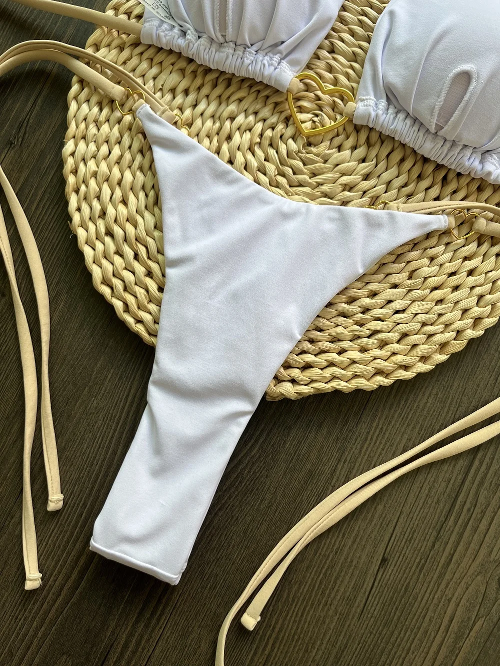 seksuali bikini maudymosi kostiumėlis