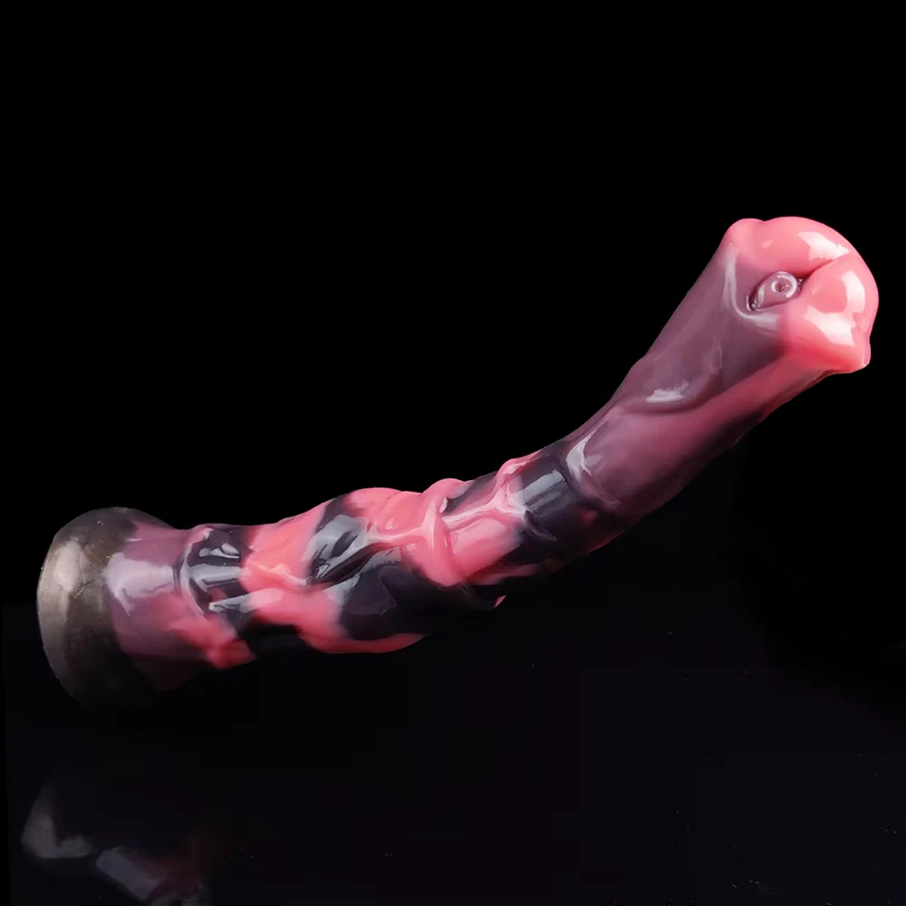 YOCY realistinis žirgo dildo 4,7 cm storio 24 cm ilgio aninis kaištis vyrams moterims