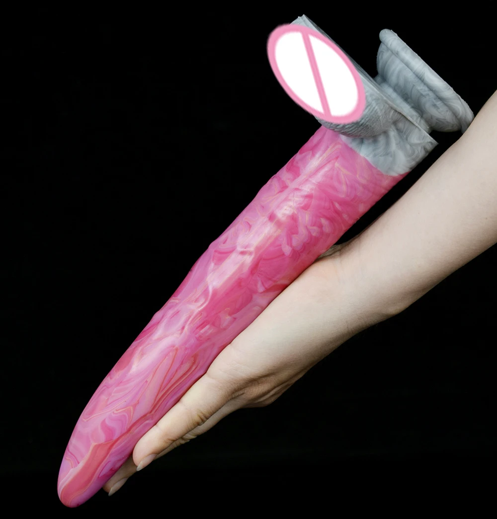 silikoninis žvėries dildo