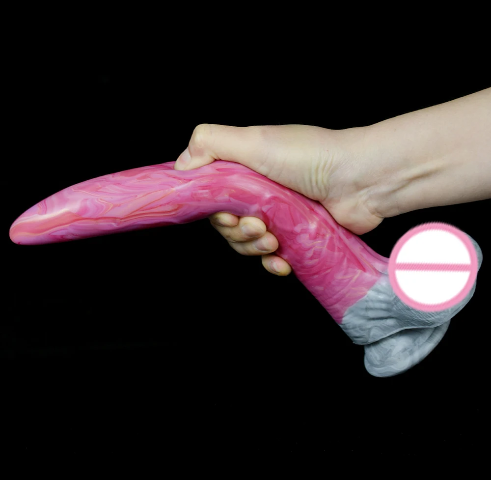 silikoninis žvėries dildo