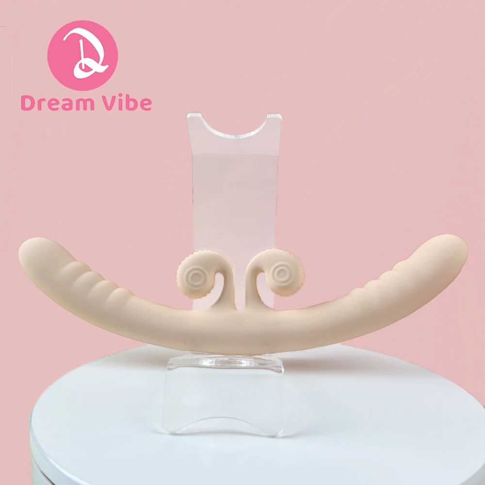 dvigubas vibratoriaus dildo