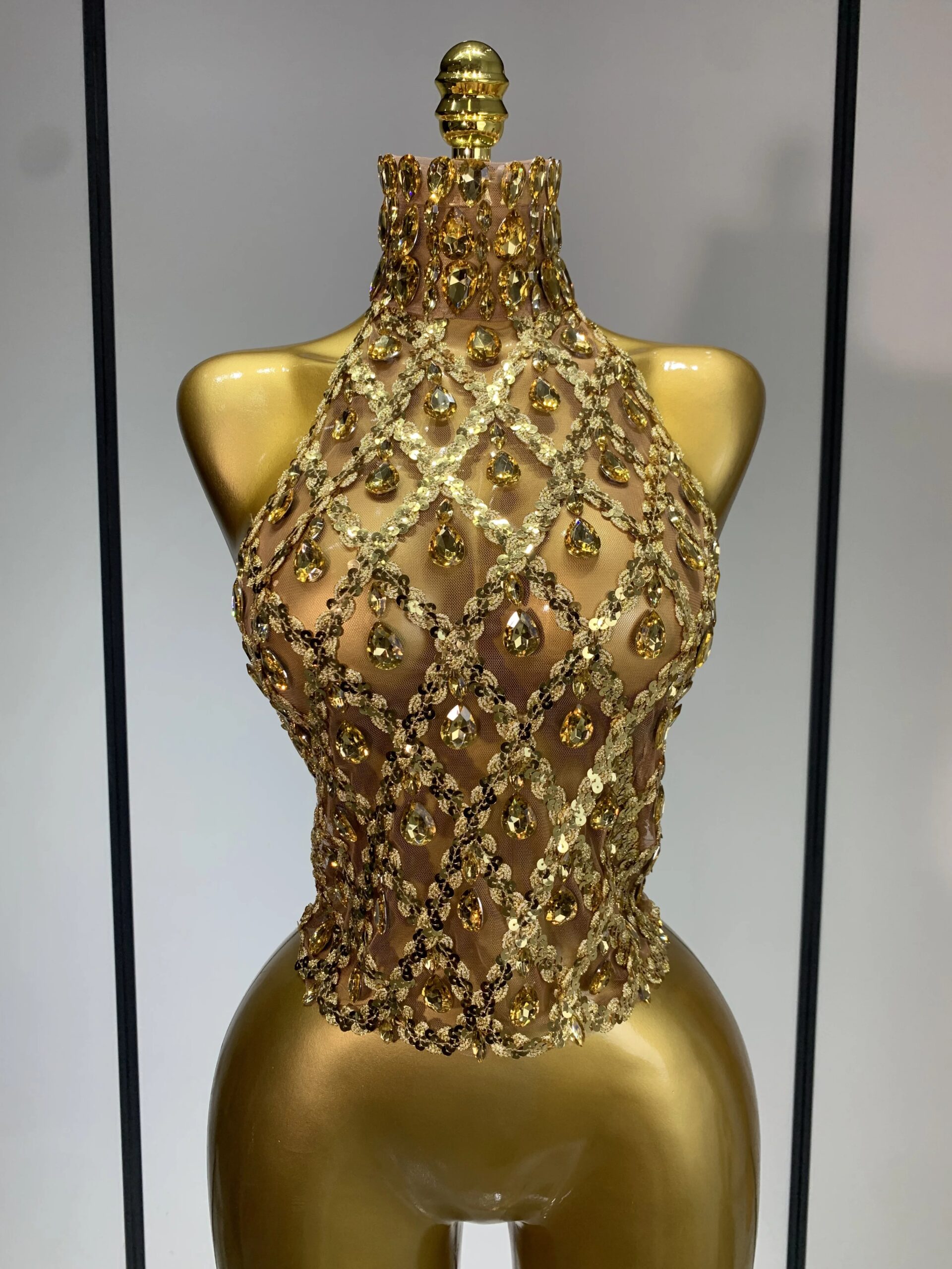 rhinestone lentynos tinklas