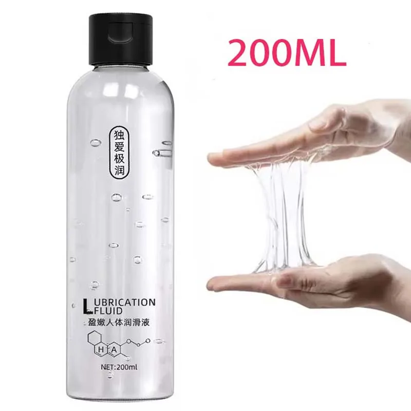 200 ml vandens pagrindu pagamintą lubrikantą saugus intymaus želio vaginalis analinis tepimas