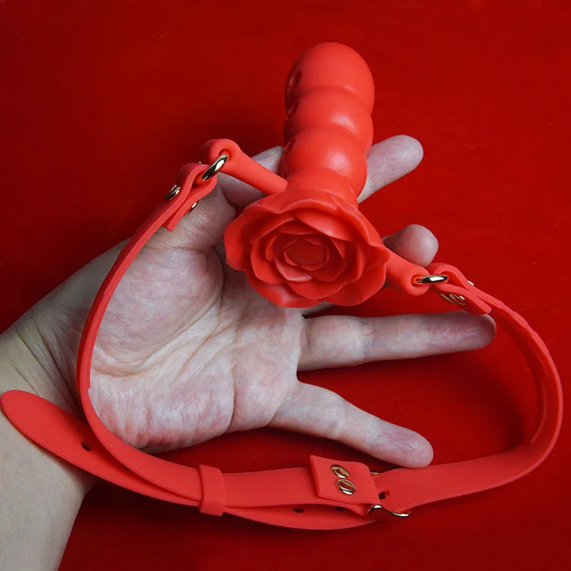 silikoninis BDSM dildo gag