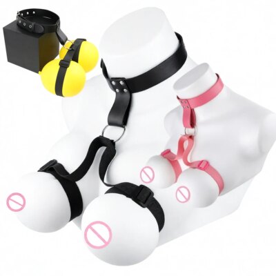 LICKER Chest Harness Belt PU Leather And Webbing Bra Erotic Corset Breast Pleasure Chest Binder Breast Bondage Female Sex Toys 1