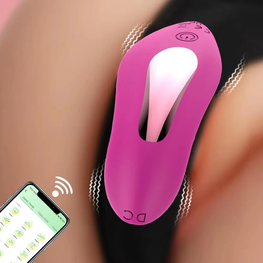Belaidis Bluetooth vibratorius moterims su nuotolinio valdymo aplikacija