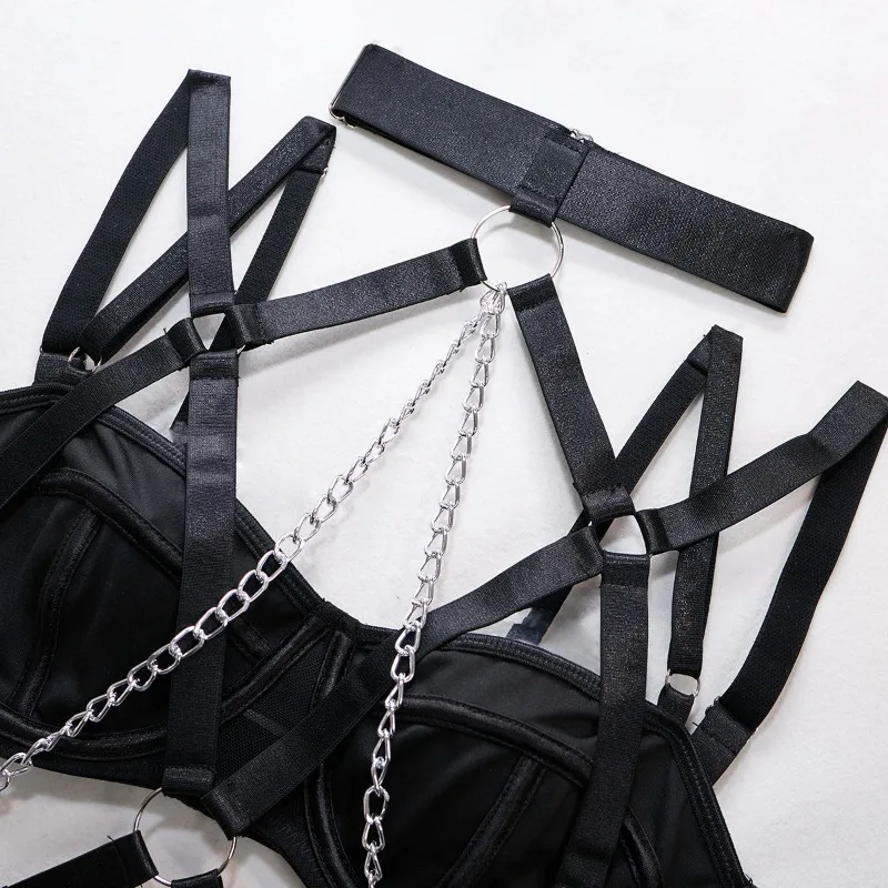 seksuali halter naktinių drabužių rinkinys