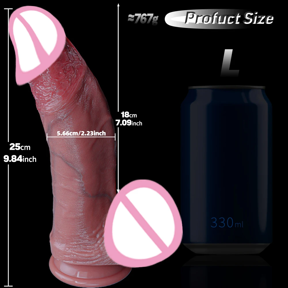 realistinis dildo XXL