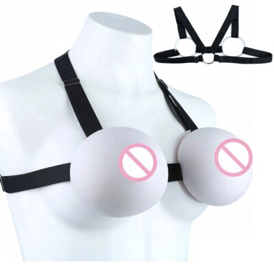 QKKQ Sexy Corset Erotic BDSM Bra With Nipple Clamp Adjustable Chest Bondage Bodice Breast Binder For Women Men Private Games 1