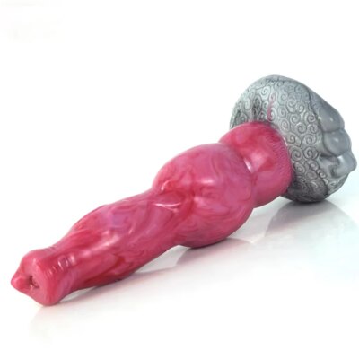 FAAK New Dog Dildo With Suction Cup Big Knot Stimulate Gory Meat Color Sex Toys For Man Women Anus Massage Masturbate Sex Shop 1