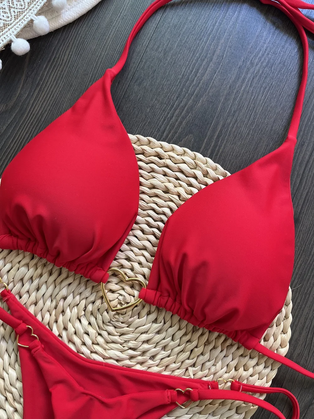 seksuali bikini maudymosi kostiumėlis