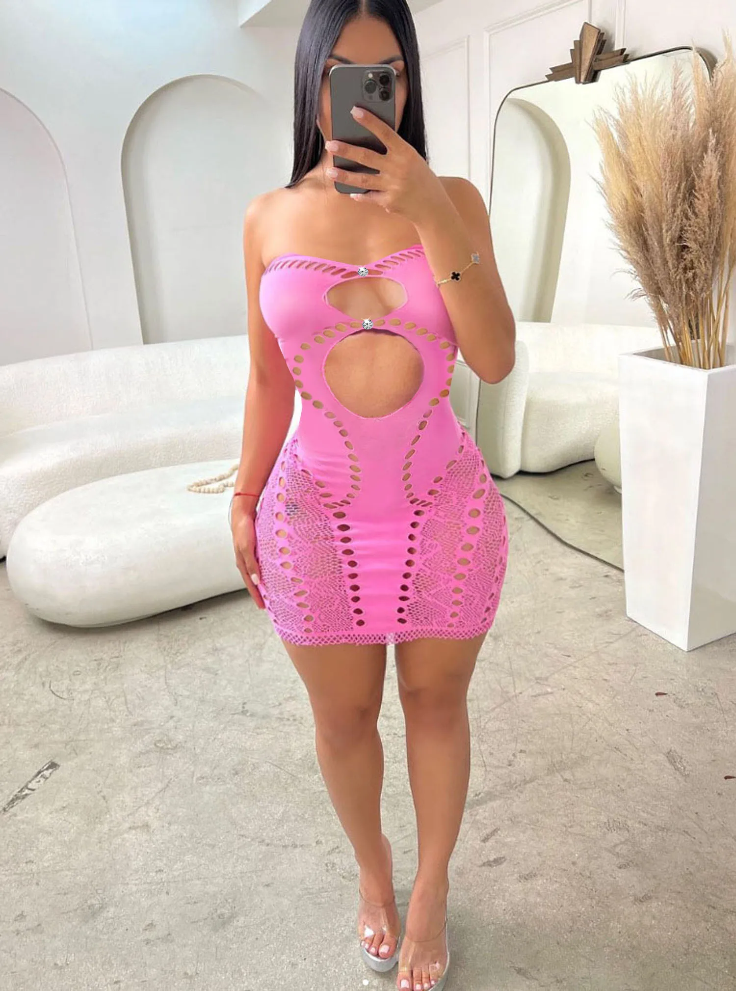 Babydoll naktinė suknelė moterims