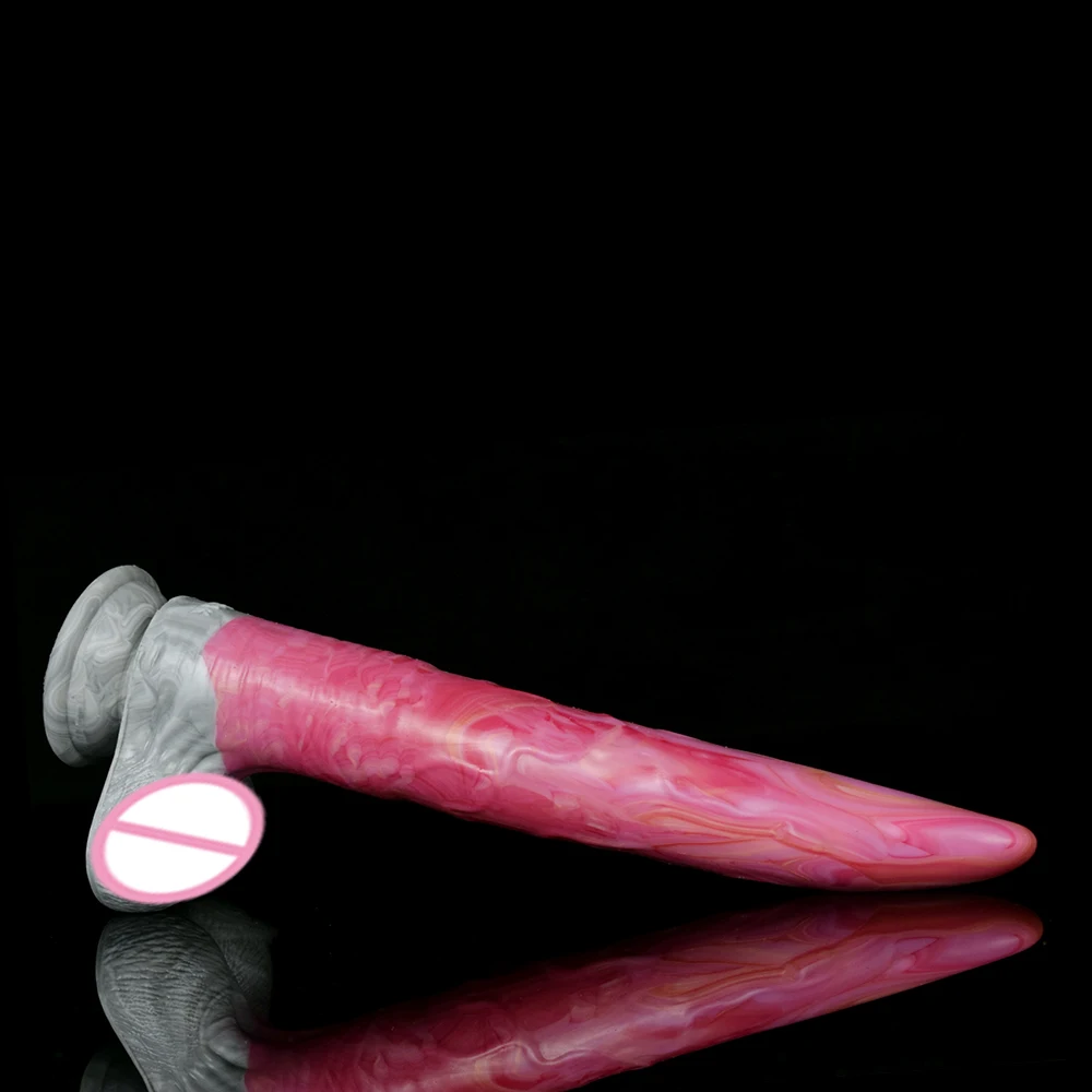 silikoninis žvėries dildo