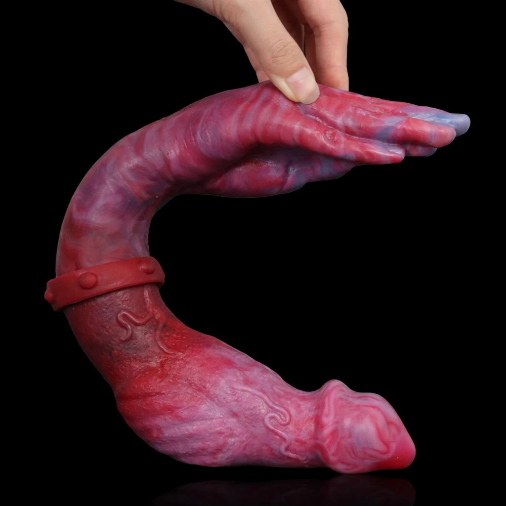 dvigubas dildo analinis