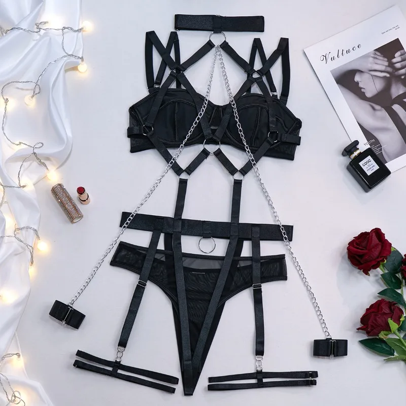 seksuali halter naktinių drabužių rinkinys
