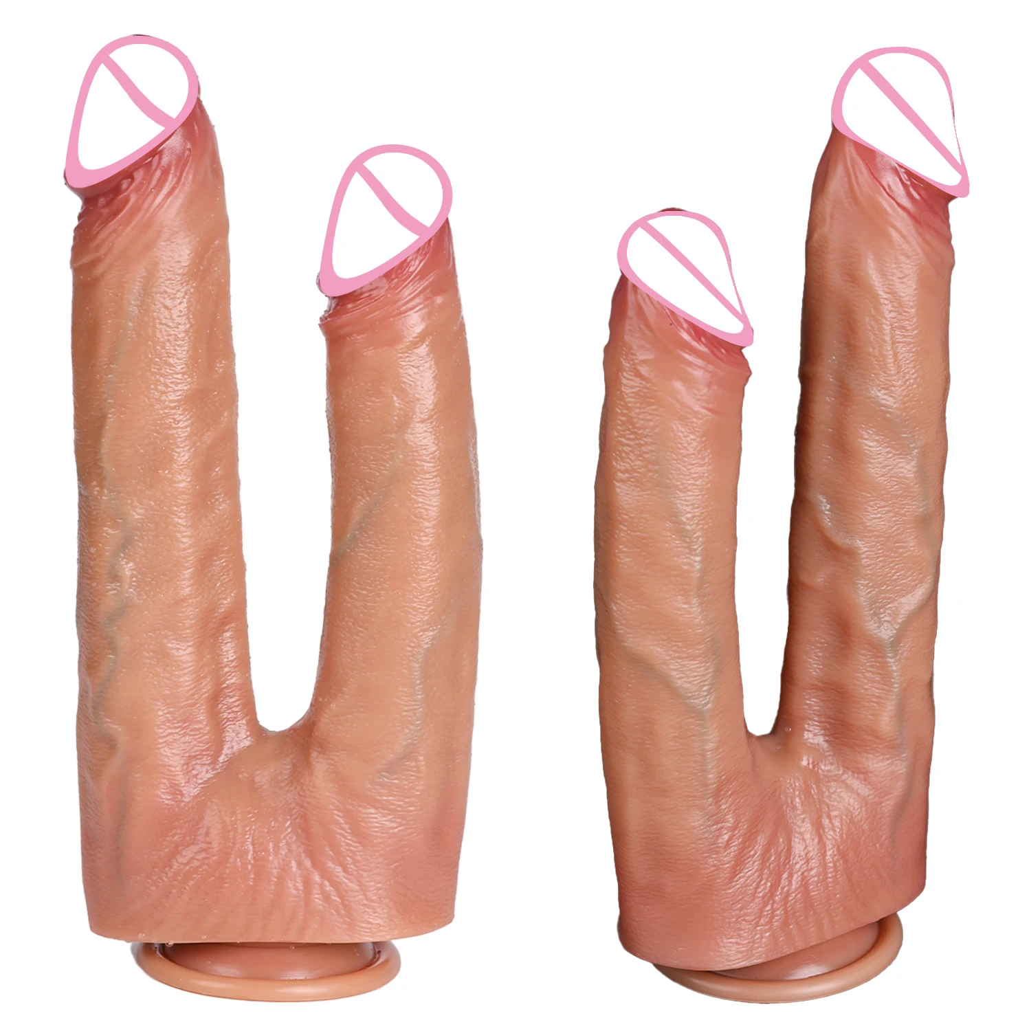 dvigubas dildo moterims