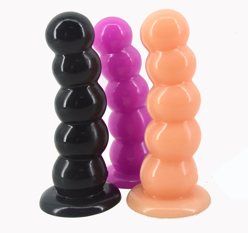 FAAK didelis dildo stipri siurbimo karoliukai analinis dildo dėžutė uždarytas