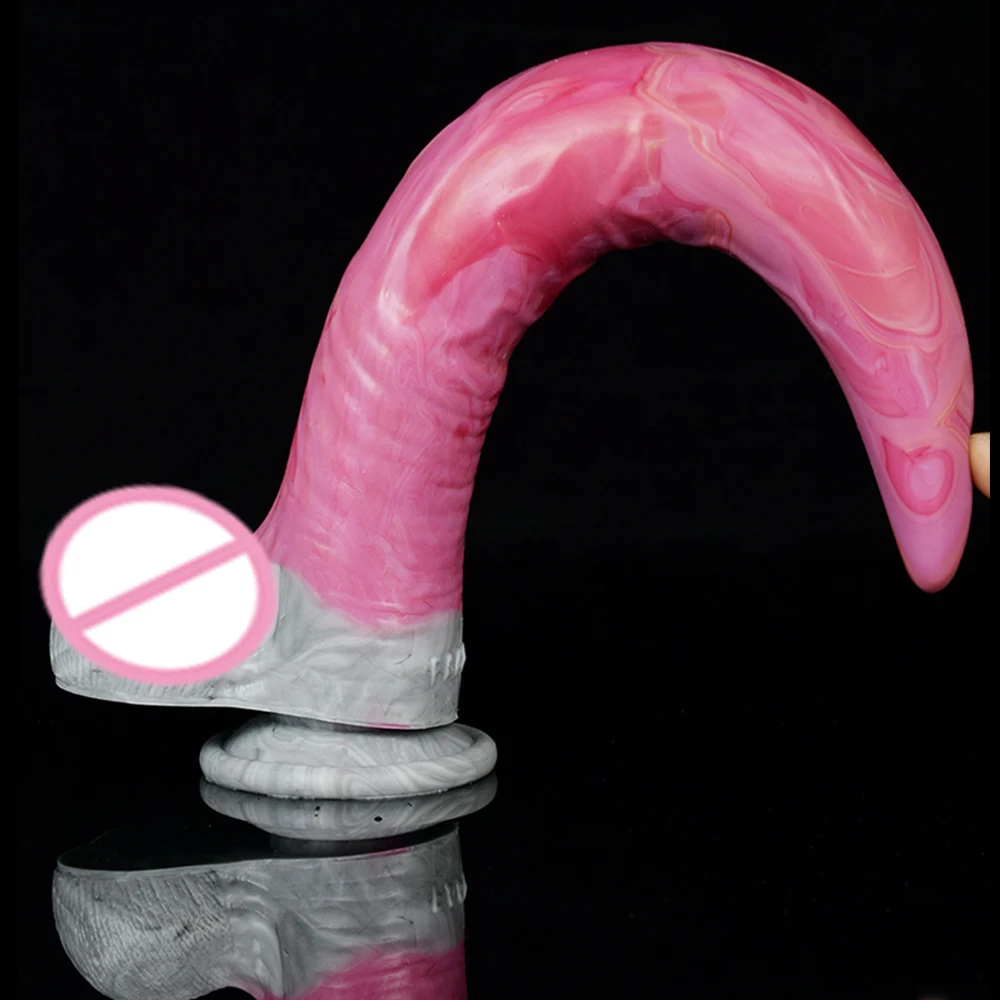 silikoninis žvėries dildo