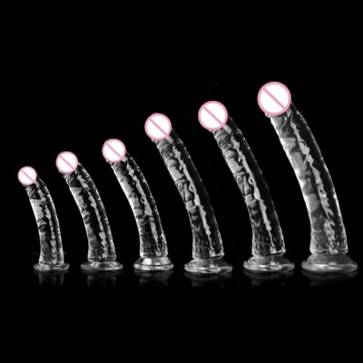 6 Sizes Masturbator Dilldo Long Butt Plug XXXL Realistic Penis Sexy Toys Suction Cup Strap-On Dildos For Women Men 18 Sextoy 1