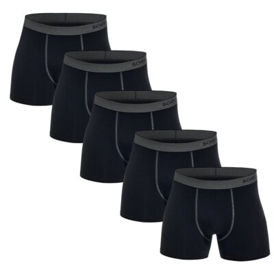 5pcs Pack 2023 Men Panties Cotton Underwear Male Brand Boxer And Underpants For Homme Luxury Set Sexy Shorts Box Slip Kit Gym 1