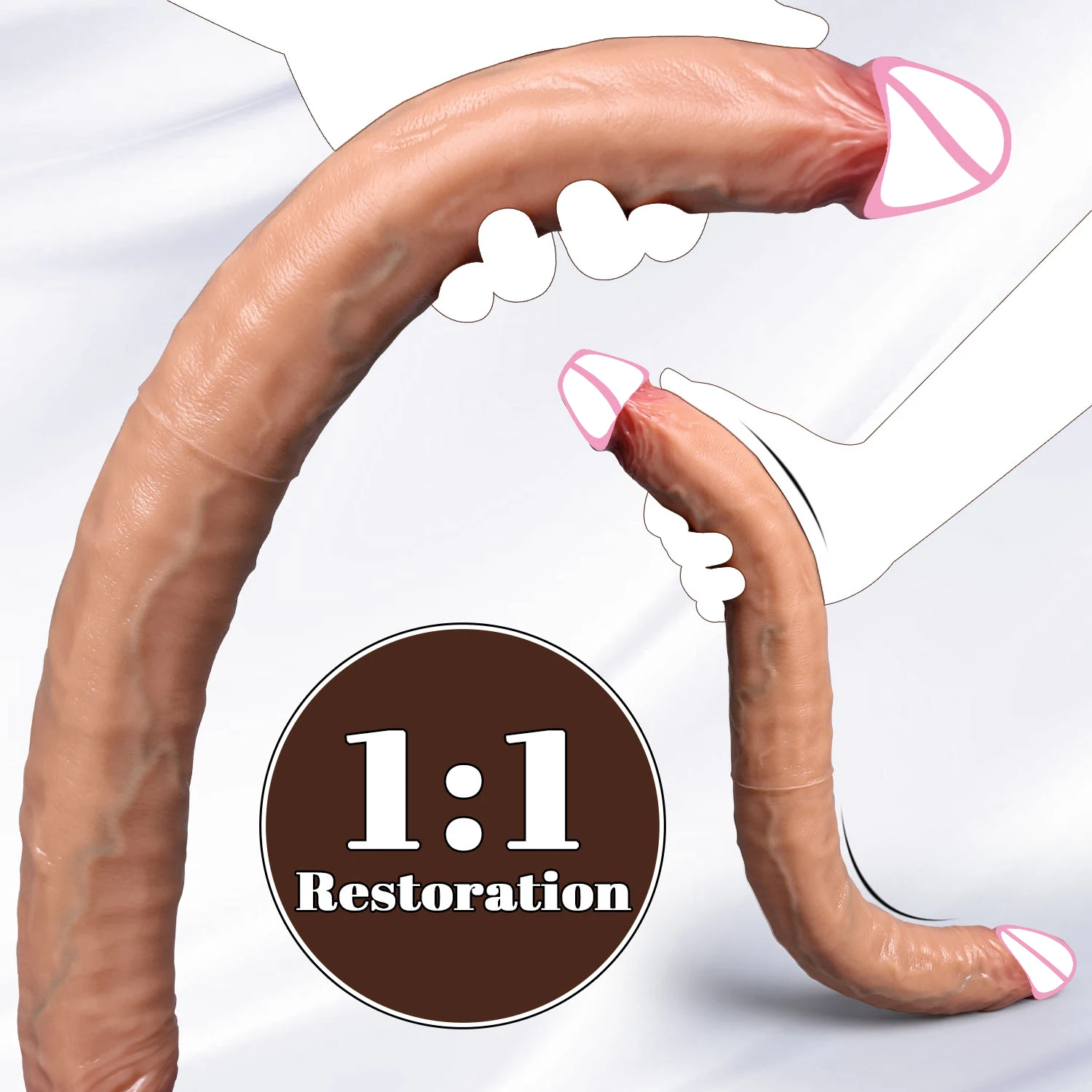 dvigalas minkštas dildo