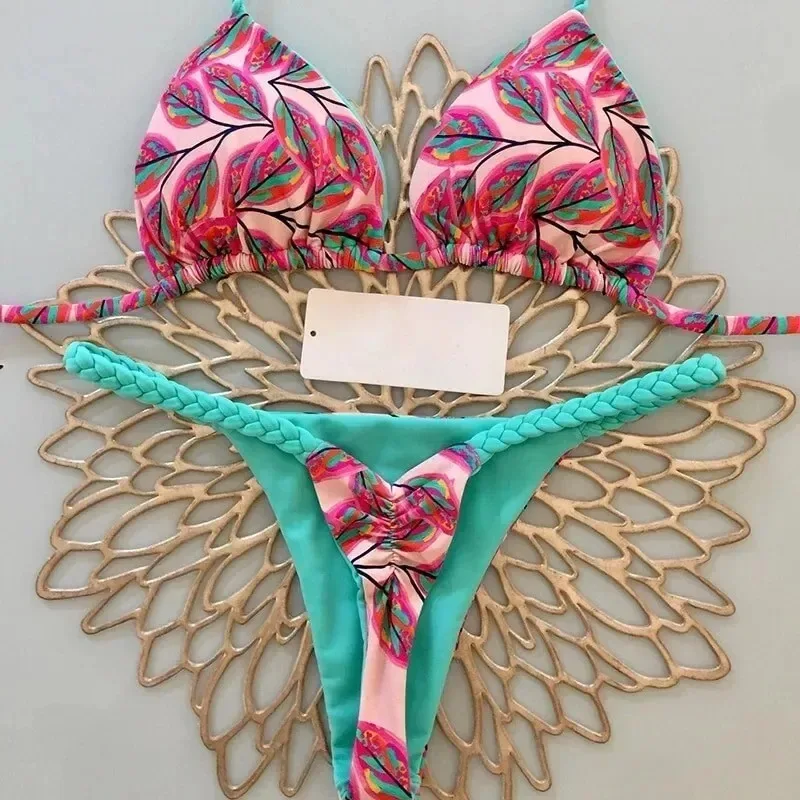 moterų bikini leopardo raštu