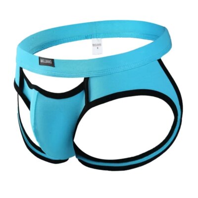 Sexy Underwear Men Briefs Thongs Men's Underwear Open Butt Sexy Underpants Thong ropa Interior Hombre Panties 1