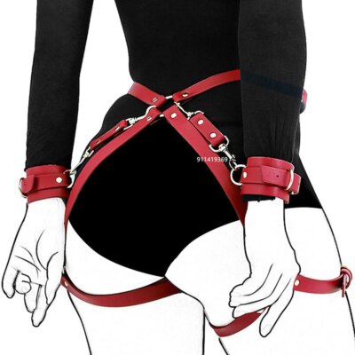 Handcuffs Sex Toys PU Leather Body Harness Cuffs Bondage Straps BDSM Kit Erotic Adult Sex Toys For Couples Party Sexy Accessorie 1