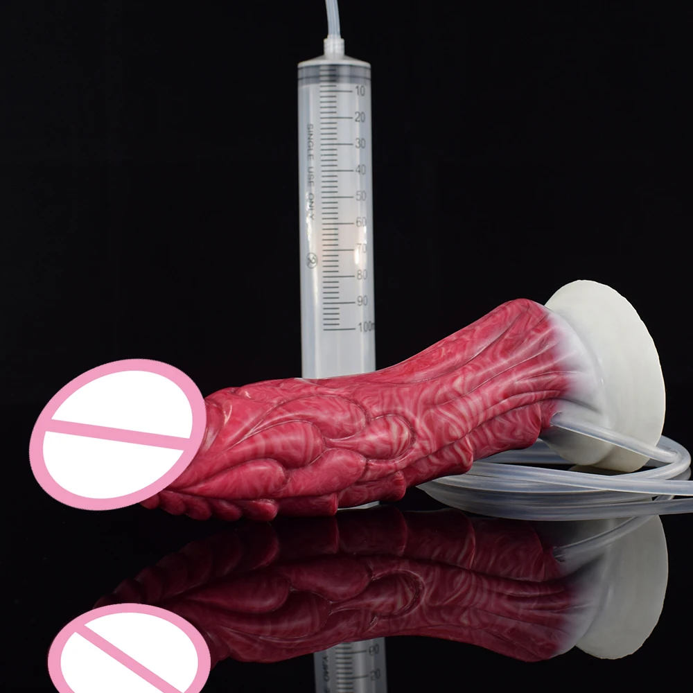 silikoninis dildo su ejakuliacijos funkcija