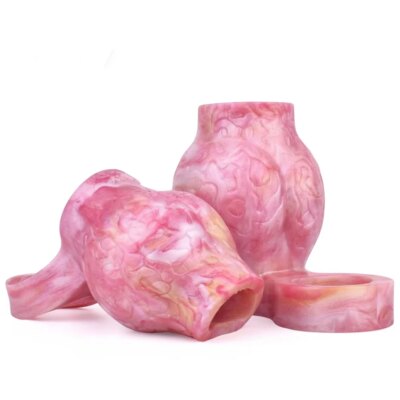 FAAK Dog Knot Men Penis Enlargement Glans Masturbate Stimulate Sex Toys For Men Silicone Cock Ring Dildo Sleeve Size S M L 1
