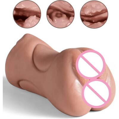 3 IN 1 Sex Toys Masturbation For Men Deep Throat Artificial Real Pussy Oral Male MasturbatorBlowjob Realistic Rubber Vagina 18 1