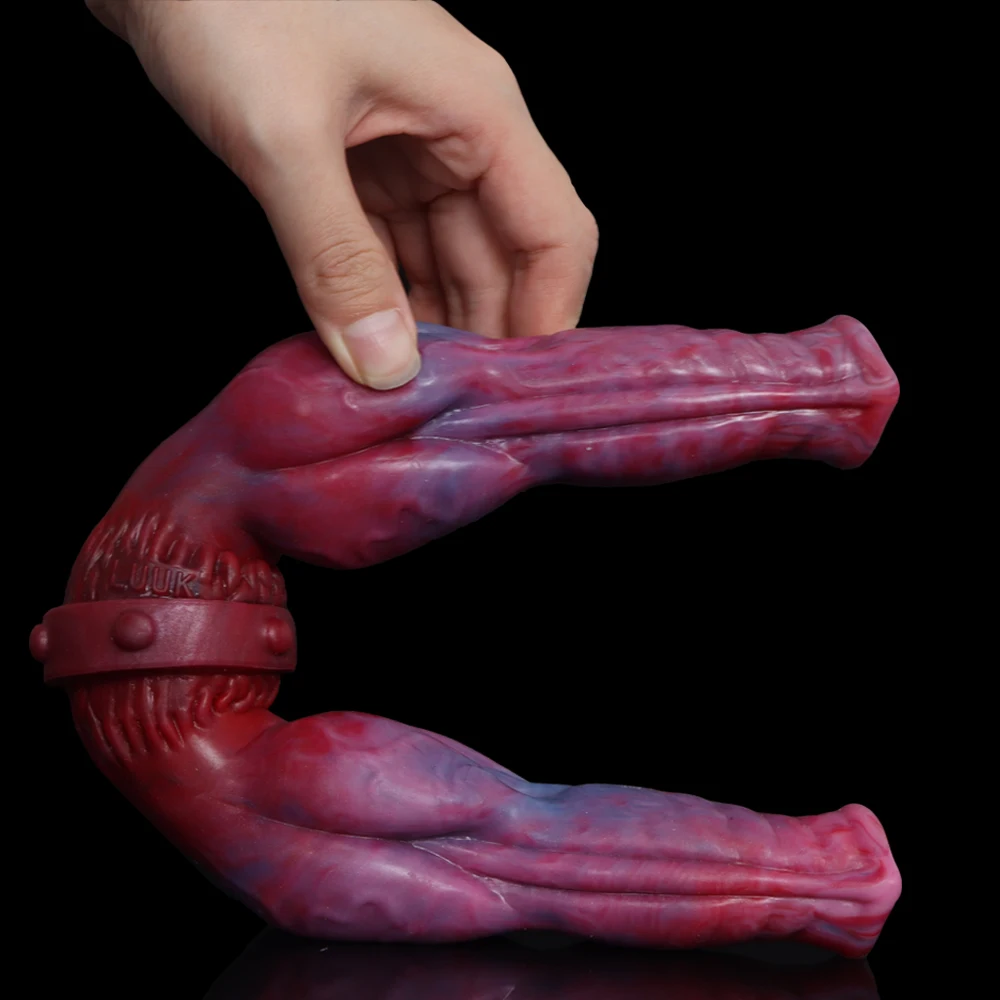 dvigubas dildo analinis