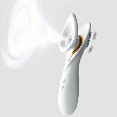 Powerful Oral Sucking Vibrator 2 in 1 Clitoris Nipple Stimualtion Vacuum Sucker Vaginal Orgasm Pleasure Adult Sex Toys for Women 1