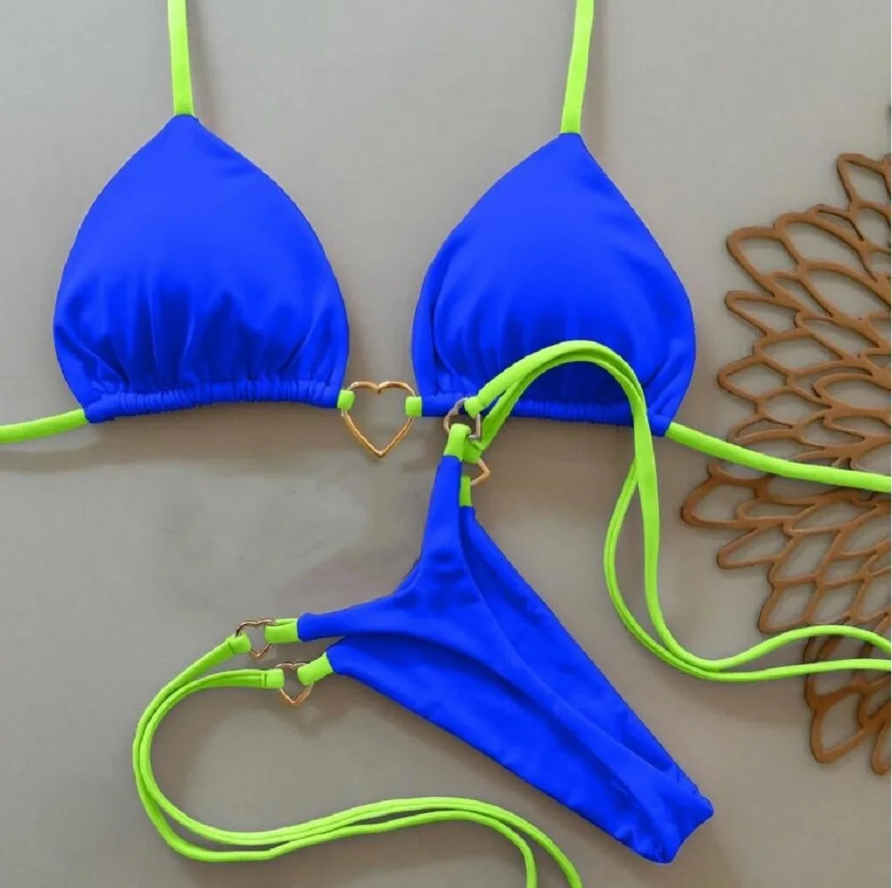 seksuali bikini maudymosi kostiumėlis