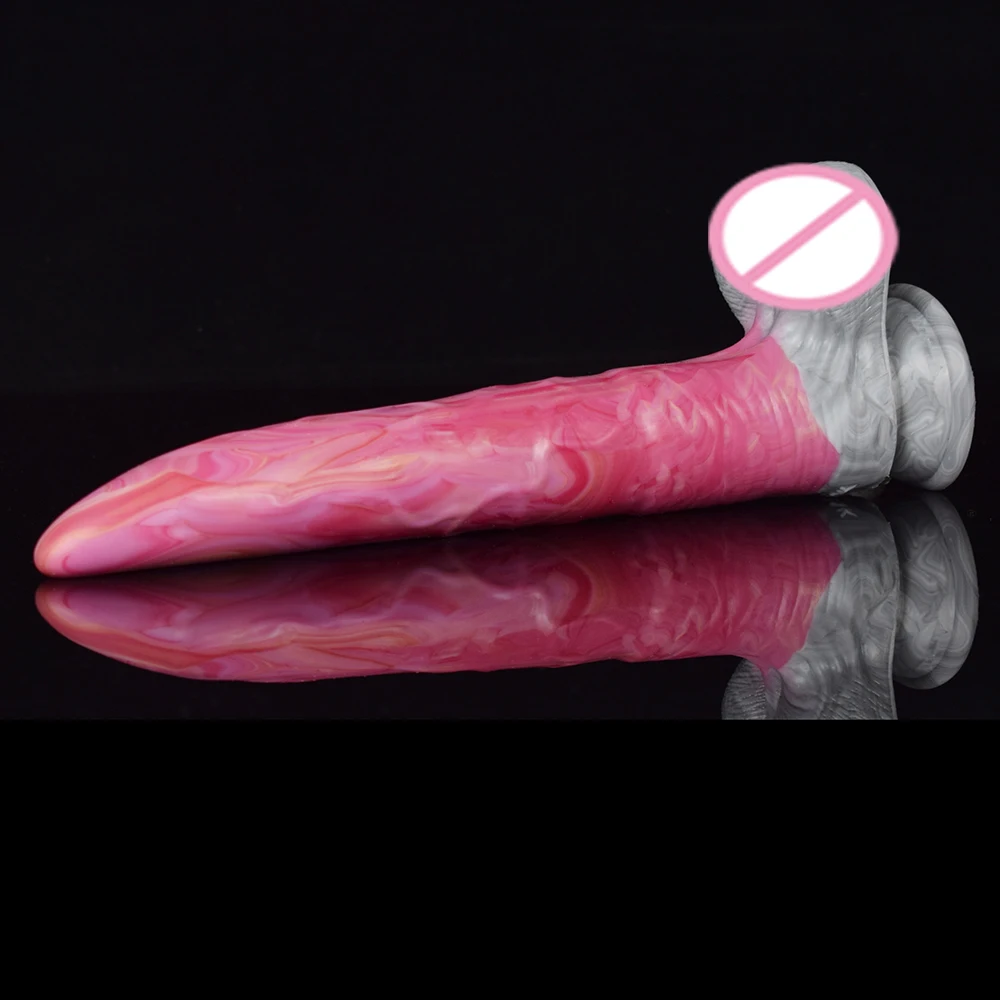 silikoninis žvėries dildo