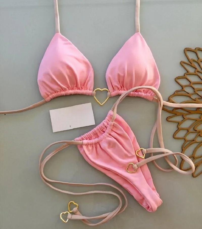 seksuali bikini maudymosi kostiumėlis
