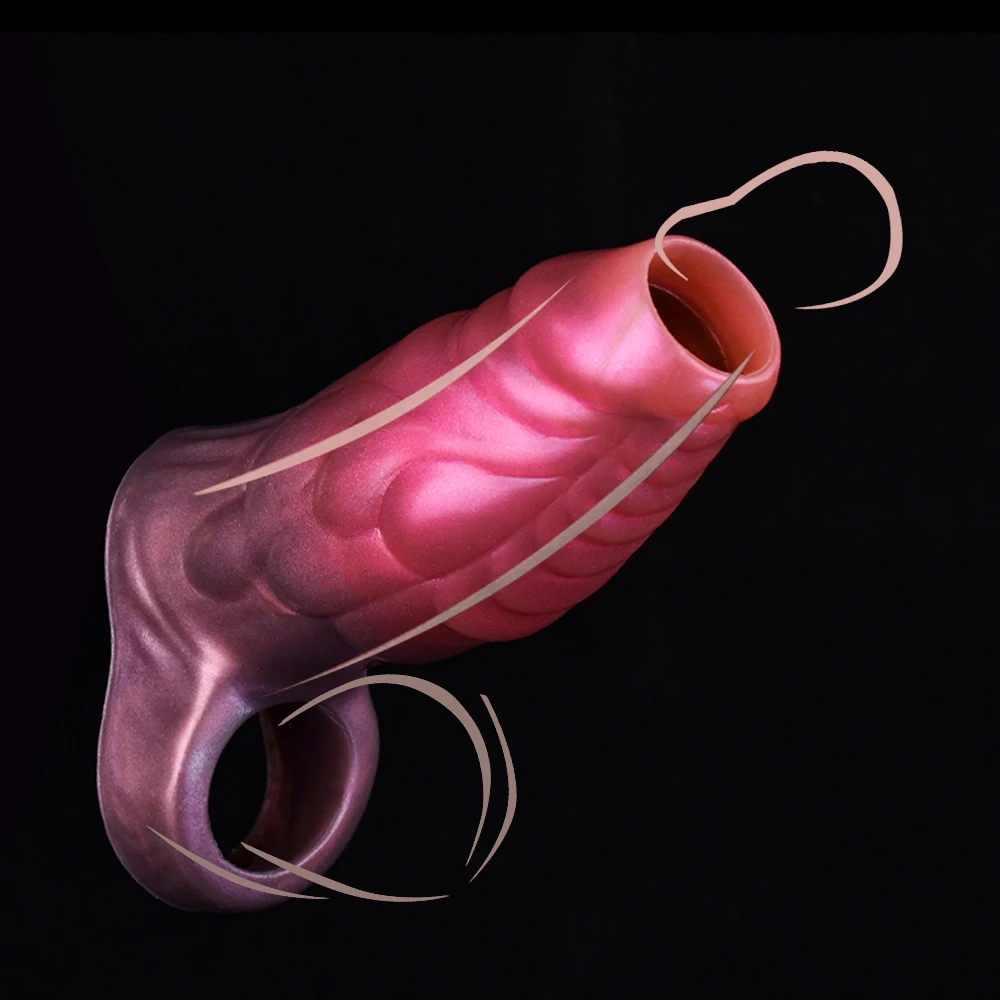NNSX Super Thin Dragon penis pradužymo žiedas su ištvermės funkcija vyrams