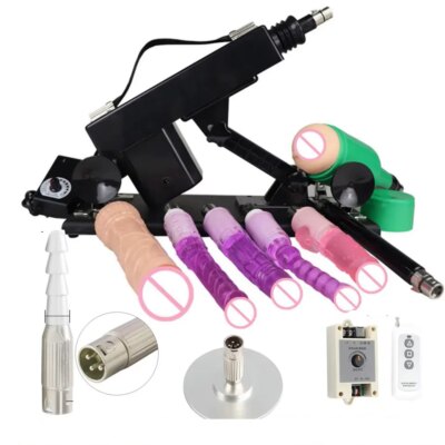 FREDORCH Sex machines for woman Automatic Masturbation Pumping Gun 3XLR sex machines for adults With  Dildo sex toys sex machine 1