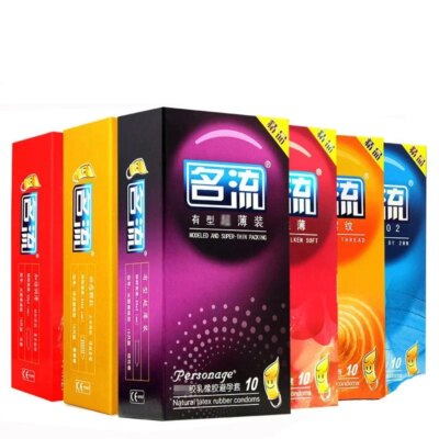 PERSONAGE 60PCS Condoms Ultra Thin Particle Spike Condom Spike Intimate Lubricated Adult Sex Product Contraception for Men 1