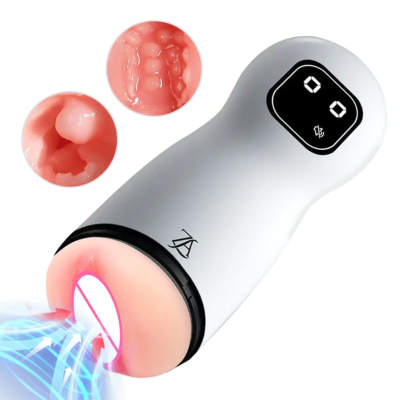 Adult Sex Toy For Men Male Masturbator Penis Trainer Suction Cup Men's Masturbation Cup Simulation Texture Realistic Vagina 1